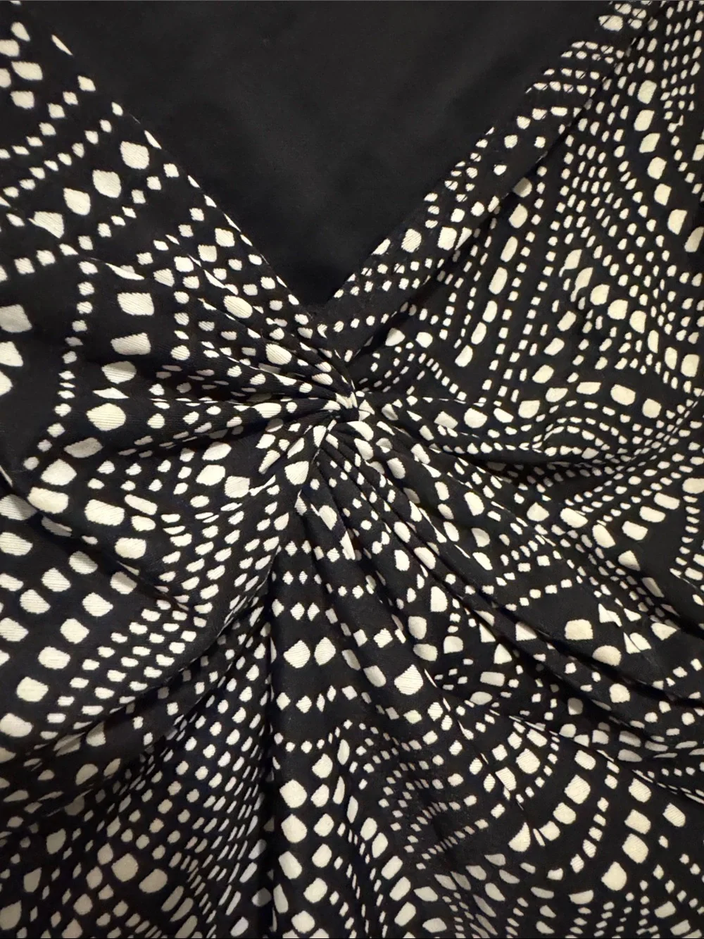 MIRACLESUIT Size 24W Black Polka Dot Underwire Tankini Swimsuit Top EUC